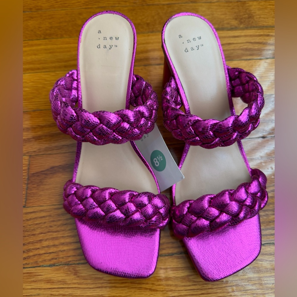 A New Day Women's Braided Heels